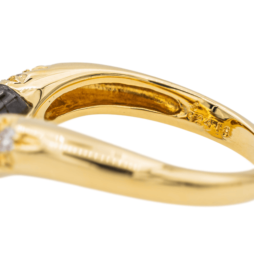 Bague 52 Cartier - Bague en or jaune sertie d’œil de tigre et diamants 58 Facettes 3662247RV