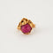 Bague 50 GILBERT ALBERT - Ensemble Bague et Boucles D'oreilles or jaune 58 Facettes DV0298-1