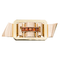 Broche Broche Tank en or jaune et rose 18 carats sertie de citrines 58 Facettes 3670085CN