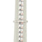 Bague 51 Bague alliance éternité - Diamants taille brillant en or blanc 18 carats 58 Facettes 36705