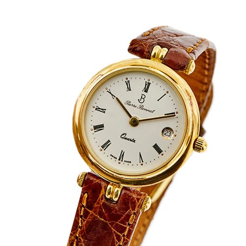 Montre Pierre Bonnet - Montre femme à quartz en or jaune 18 carats 58 Facettes 36748
