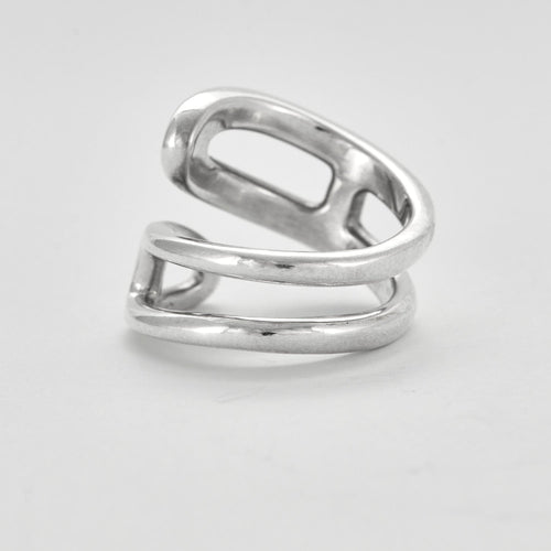 Bague 52 HERMES - Bague "CHAINE D'ANCRE TWIST" 58 Facettes DV0365-3