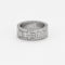 Bague 53 HERMES - Bague "Heracles" en Or Gris et Diamants 58 Facettes DV0184-16