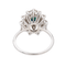 Bague 54 Bague Pompadour en or blanc 18 carats, saphir et diamants 58 Facettes 3681304RV