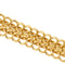 Bracelet Bracelet tank en or rose 18 carats 58 Facettes 36862