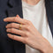Bague 51 KORLOFF - Bague Solitaire Diamant Or ciselé 58 Facettes DV0157-1