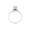 Bague Bague solitaire - Diamants taille brillant en or blanc 18 kt 0,84 ct 58 Facettes 36977