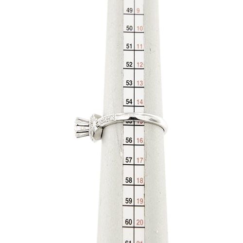Bague Bague solitaire - Diamants taille brillant en or blanc 18 kt 0,84 ct 58 Facettes 36977
