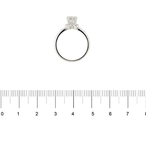 Bague Bague solitaire - Diamants taille brillant en or blanc 18 kt 0,84 ct 58 Facettes 36977