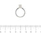 Bague Bague solitaire - Diamants taille brillant en or blanc 18 kt 0,84 ct 58 Facettes 36977