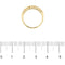 Bague Bague rivière en or jaune 18 ct avec diamants 0,60 ct 58 Facettes 36983