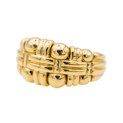Bague 53 Boucheron Quatre - Bague jonc en or jaune 18 carats 58 Facettes 3704295CN