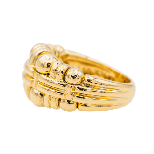 Bague 53 Boucheron Quatre - Bague jonc en or jaune 18 carats 58 Facettes 3704295CN