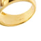 Bague Bague jonc bombée en or jaune et or blanc 18 ct avec saphirs 58 Facettes 37051