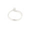 Bague 56 Damiani - Bague solitaire en or blanc 18 carats et diamant 58 Facettes 37094