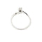 Bague 56 Damiani - Bague solitaire en or blanc 18 carats et diamant 58 Facettes 37094