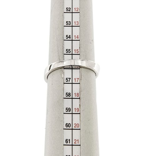 Bague 56 Damiani - Bague solitaire en or blanc 18 carats et diamant 58 Facettes 37094