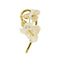 Broche Spilla fleur en or jaune 18 carats et nacre 58 Facettes 37277