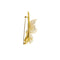 Broche Spilla fleur en or jaune 18 carats et nacre 58 Facettes 37277