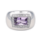 Bague 51 Poiray Thessalie - Bague en or blanc avec améthyste et diamants 58 Facettes 3729462CN