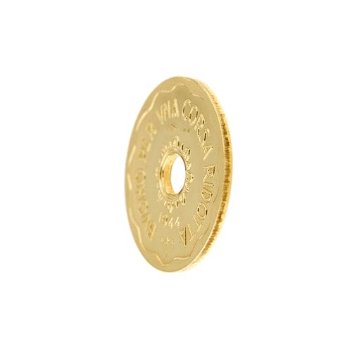Pendentif Gettone tram ATM - Pendentif en or jaune 18 ct 58 Facettes 37301