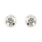 Boucles d'oreilles Boucles d’oreilles point de lumière en or blanc 18 kt et diamants 58 Facettes 37342