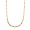 Collier Chini - Collier maille Figaro 3+1 en or jaune 18 ct 58 Facettes 37411