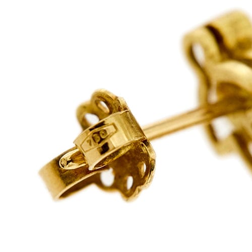 Boucles d'oreilles Boucles d’oreilles pendantes - Diamants et saphirs en or jaune 18 kt 58 Facettes 37417