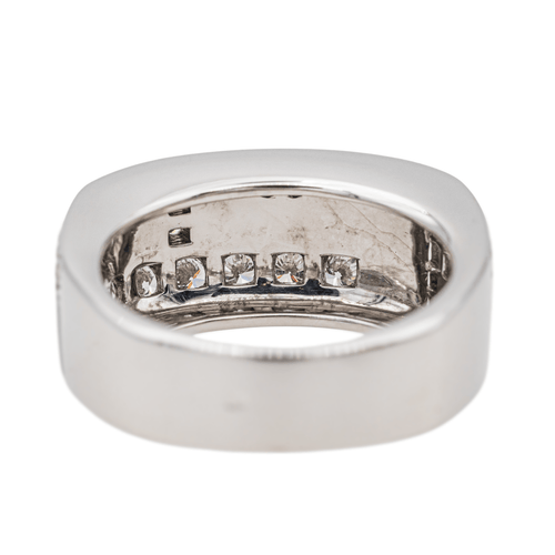 Bague 55 Mauboussin Belle de jour - Bague en or blanc avec nacre et diamants 58 Facettes 3745690RV