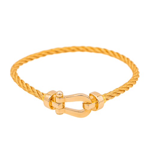 Bracelet Fred Force 10 - Bracelet moyen modèle en or rose 18 carats 58 Facettes 3747897CN