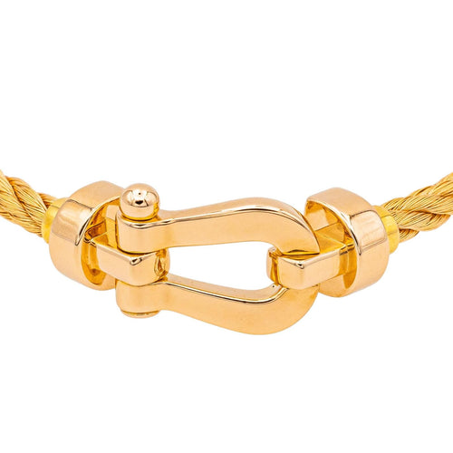 Bracelet Fred Force 10 - Bracelet moyen modèle en or rose 18 carats 58 Facettes 3747897CN