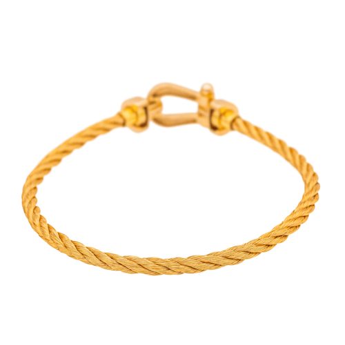 Bracelet Fred Force 10 - Bracelet moyen modèle en or rose 18 carats 58 Facettes 3747897CN