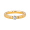 Bague 54 Bague solitaire en or rose 18 carats et diamants 58 Facettes 3753464RV