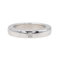 Bague 53 Omega Ruban Confort - Bague alliance en or blanc avec diamant 58 Facettes 3754386CN