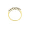 Bague Bague rivière - 5 diamants 0,80 ct en or jaune et blanc 18 kt 58 Facettes 37551