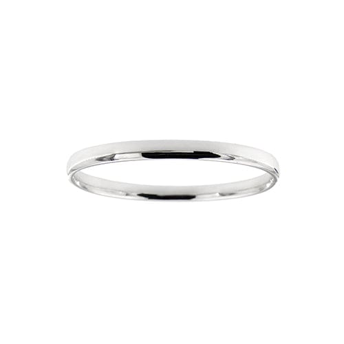 Bracelet Bracelet rigide ovale en or blanc 18 ct 58 Facettes 37590
