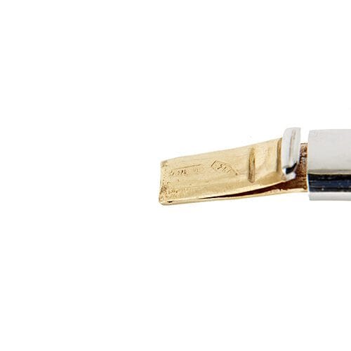 Bracelet Bracelet rigide ovale en or blanc 18 ct 58 Facettes 37590