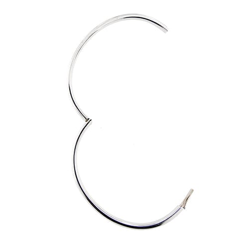 Bracelet Bracelet rigide ovale en or blanc 18 ct 58 Facettes 37590