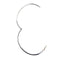 Bracelet Bracelet rigide ovale en or blanc 18 ct 58 Facettes 37590