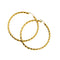 Boucles d'oreilles Boucles d’oreilles créoles en or jaune 18 ct 58 Facettes 37640