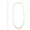 Collier Chini - Collier maille Figaro 3+1 en or jaune 18 ct 58 Facettes 37642