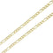 Collier Chini - Collier maille Figaro 3+1 en or jaune 18 ct 58 Facettes 37642