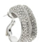 Boucles d'oreilles Boucles d’oreilles en or blanc 18 kt avec 316 diamants 58 Facettes 37833