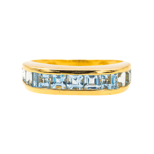 Bague 56 Balmain - Bague en or jaune 18 carats sertie de topazes 58 Facettes 3794845CN