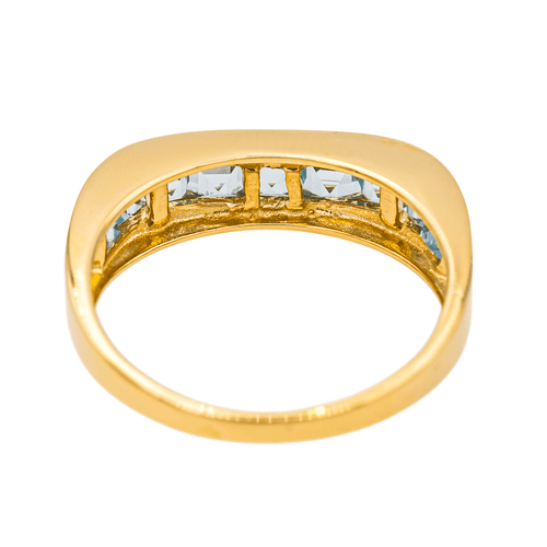 Bague 56 Balmain - Bague en or jaune 18 carats sertie de topazes 58 Facettes 3794845CN