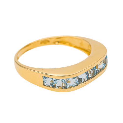 Bague 56 Balmain - Bague en or jaune 18 carats sertie de topazes 58 Facettes 3794845CN