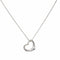 Collier Tiffany & Co - Collier Open Heart en or blanc 18 carats et diamants 58 Facettes 3797977RV