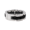 Bague 56 Chanel Ultra - Bague petit modèle en or blanc et céramique, diamants 58 Facettes 3798298RV