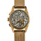 Montre Longines - Montre chronographe vintage en or rose 18 ct 58 Facettes 38045