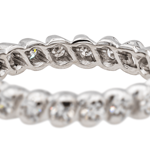 Bague 51 Alliance américaine - Bague en or blanc 18 carats et diamants 58 Facettes 3804930CN